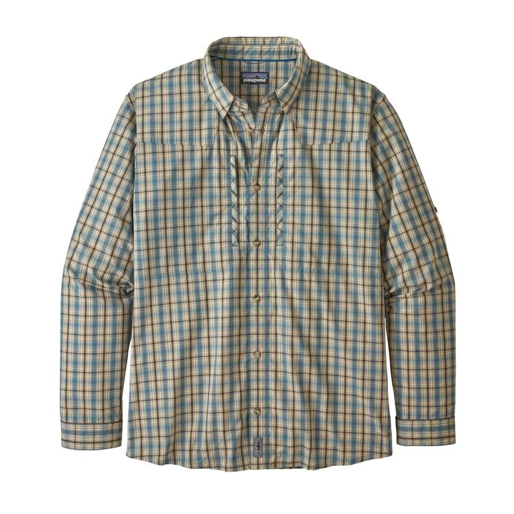Patagonia Long-Sleeved Sun Stretch Shirt - Smolder Blue