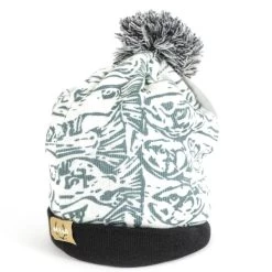 Fish Print Beanie