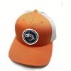 Fly Fish Food Black Logo Hat - Orange