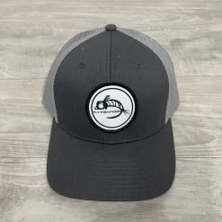 Fly Fish Food Logo Hat - Charcoal/Grey
