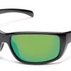 Smith Suncloud Milestone - Black - Polarized Green Mirror