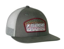 Sage Patch Trucker Hat - Rainbow Charcoal