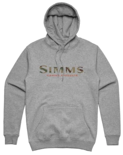 M's Simms Logo Hoody - CX - Grey Heather