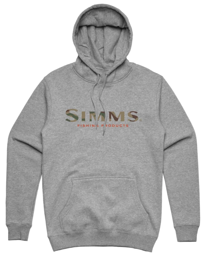 M's Simms Logo Hoody - CX - Grey Heather