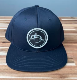 Fly Fish Food Golf/Athletic Logo Hat - Navy